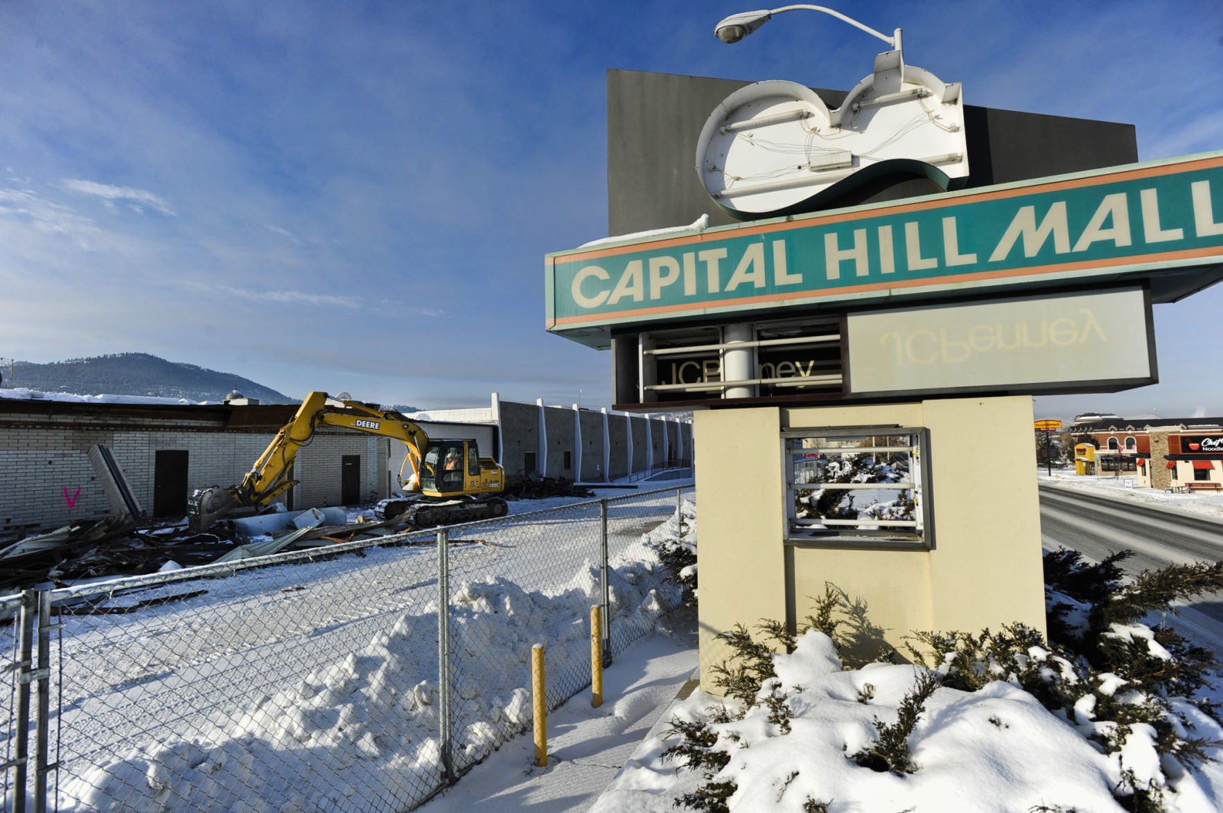 Demolition of the Capital Hill Mall begins Thursday morning.